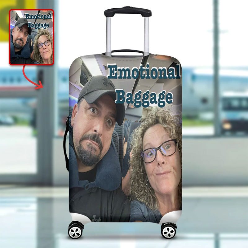 Elastic Printed Luggage Dust Cover