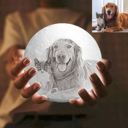 Personalized Photo Moon Lamp