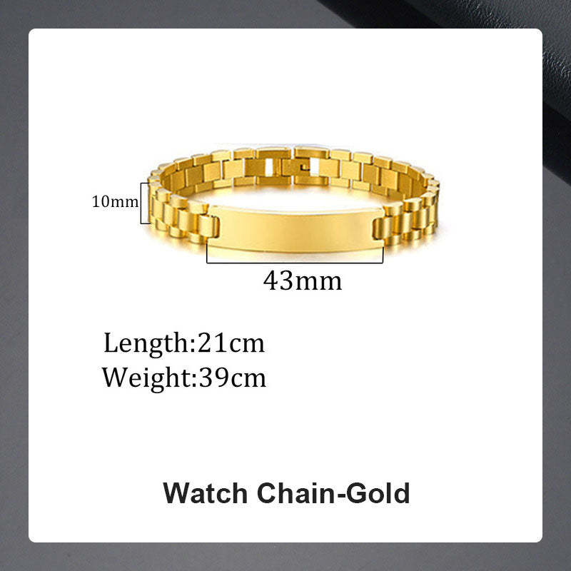 Custom Eyes Engravable Bracelet