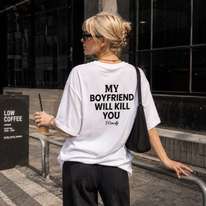 Custom Name Funny Couple Warning T-Shirt