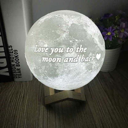 Personalized Photo Moon Lamp