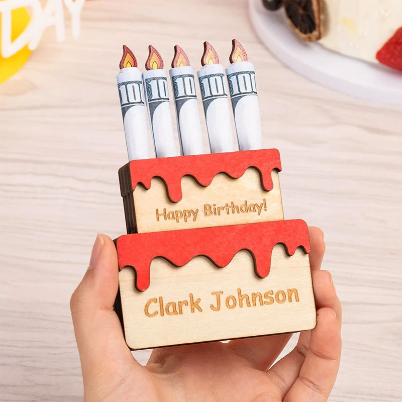 Personalized Creative Cake Money Holder