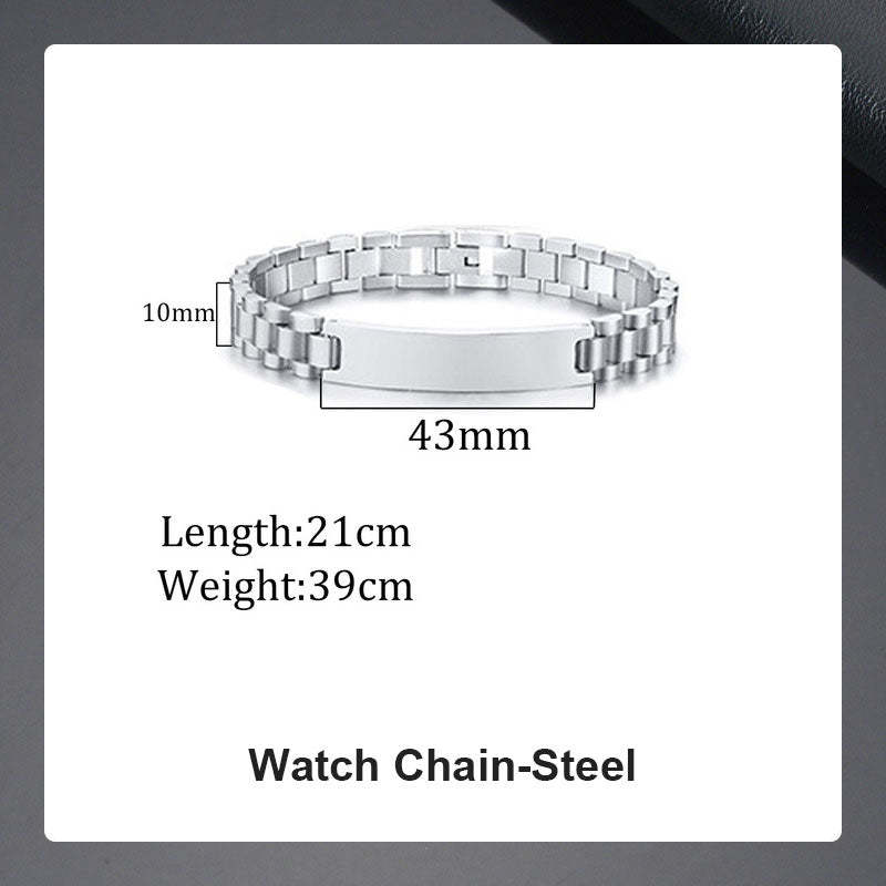 Custom Eyes Engravable Bracelet