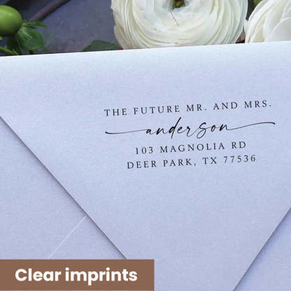 Customize Return Address Stamp