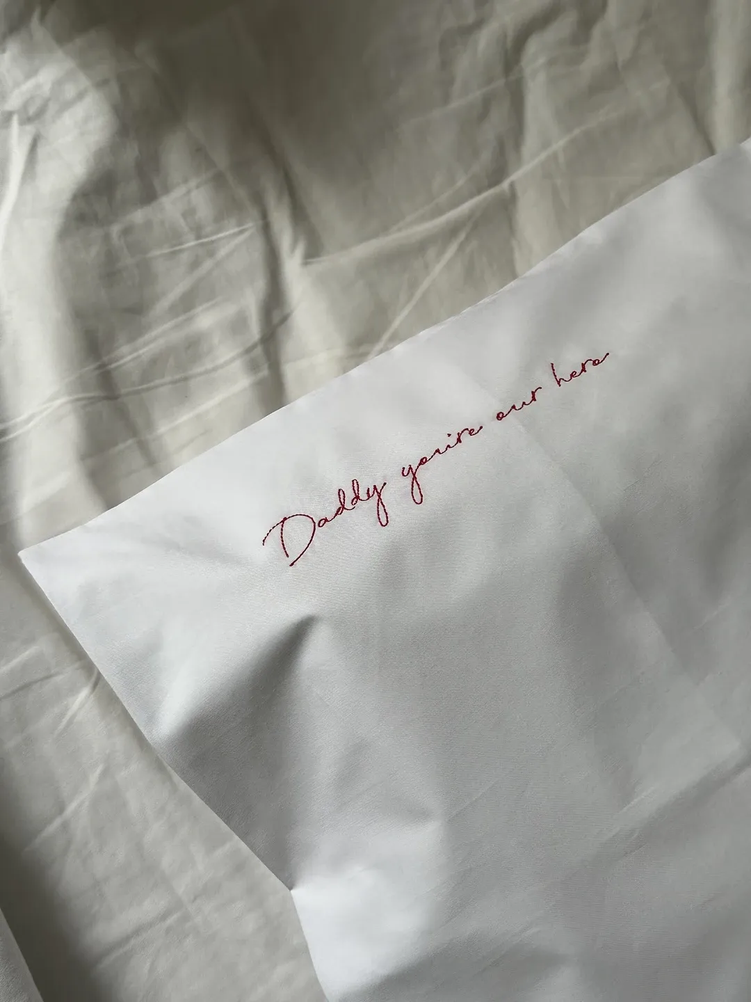 Personalized Love Note Pillowcase – Your Love Message, Beside Them Every Night