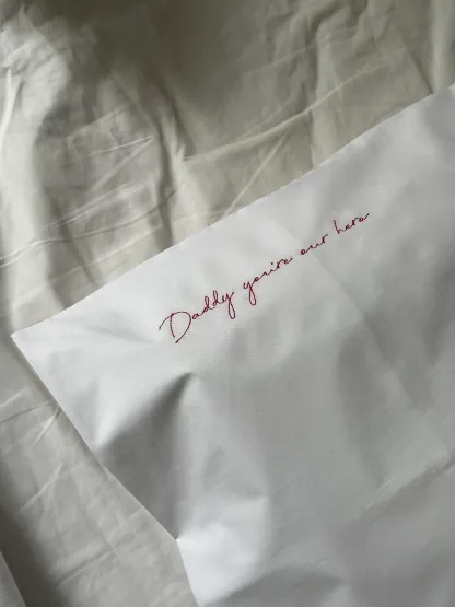 Personalized Love Note Pillowcase – Your Love Message, Beside Them Every Night
