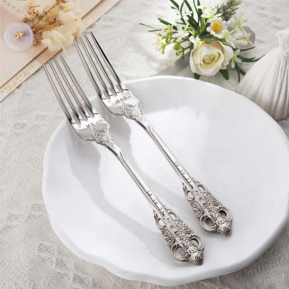 Personalized Wedding Forks - Wedding Anniversary Gift, Engagement Gift