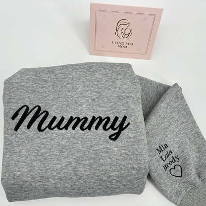 Personalized Mama Embroidered Sweatshirt