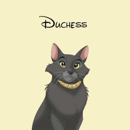 Custom Hand-Drawn Cartoon Pet Portrait