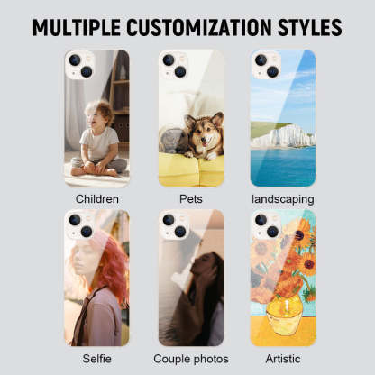 Custom Metal Painted Glass Phone Case