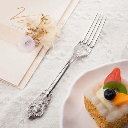 Personalized Wedding Forks - Wedding Anniversary Gift, Engagement Gift