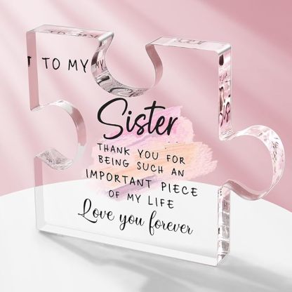 Personalized Puzzle Piece Acrylic Plaque