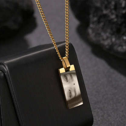 Personalised Eyes Photo Necklace