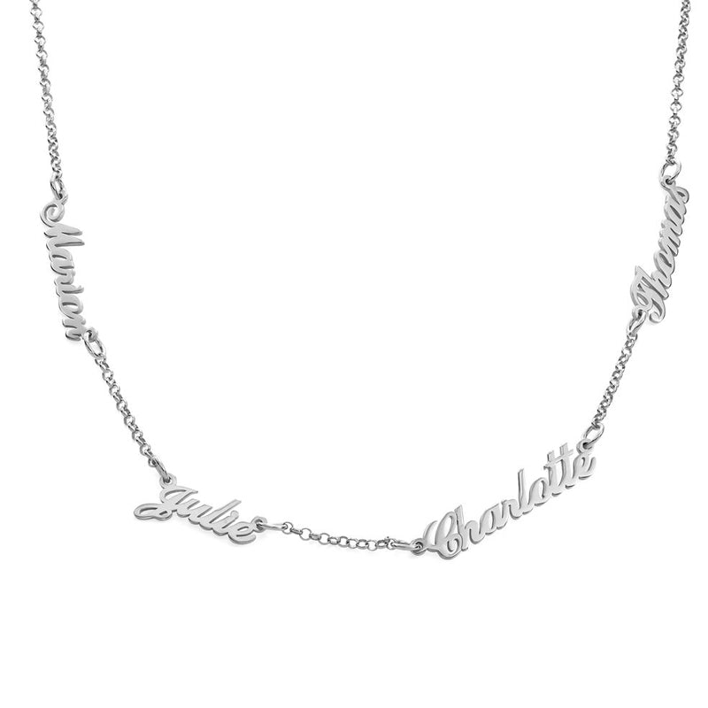 Stainless Steel Multi-Name Necklace