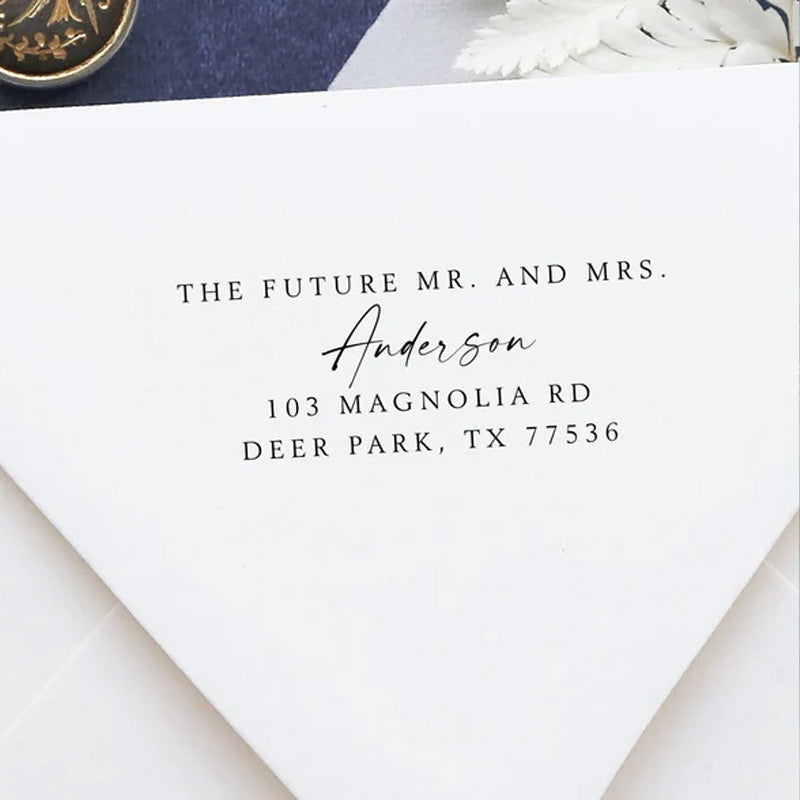 Customize Return Address Stamp