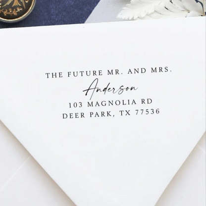 Customize Return Address Stamp