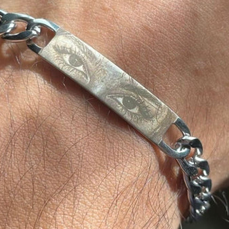 Custom Eyes Engravable Bracelet