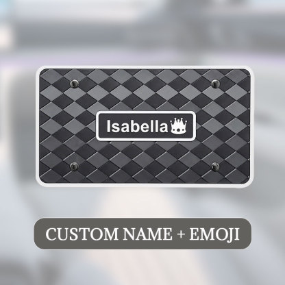 Personalized Passenger Princess LED Car Floor Mat – Custom Name Glow Plate Gift for Girlfriend & Wife