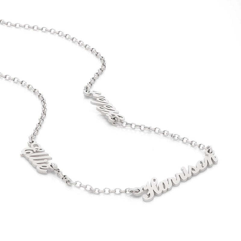 Stainless Steel Multi-Name Necklace