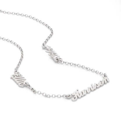 Stainless Steel Multi-Name Necklace