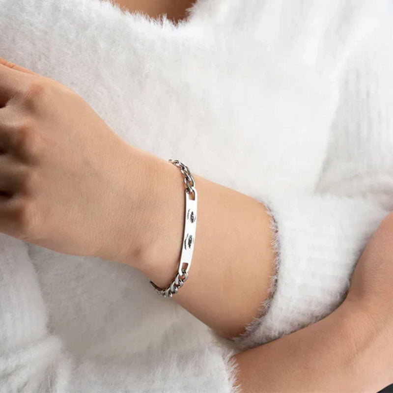 Custom Eyes Engravable Bracelet