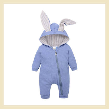 Personalized Multicolor Embroidered Name Bunny Ears Bodysuit