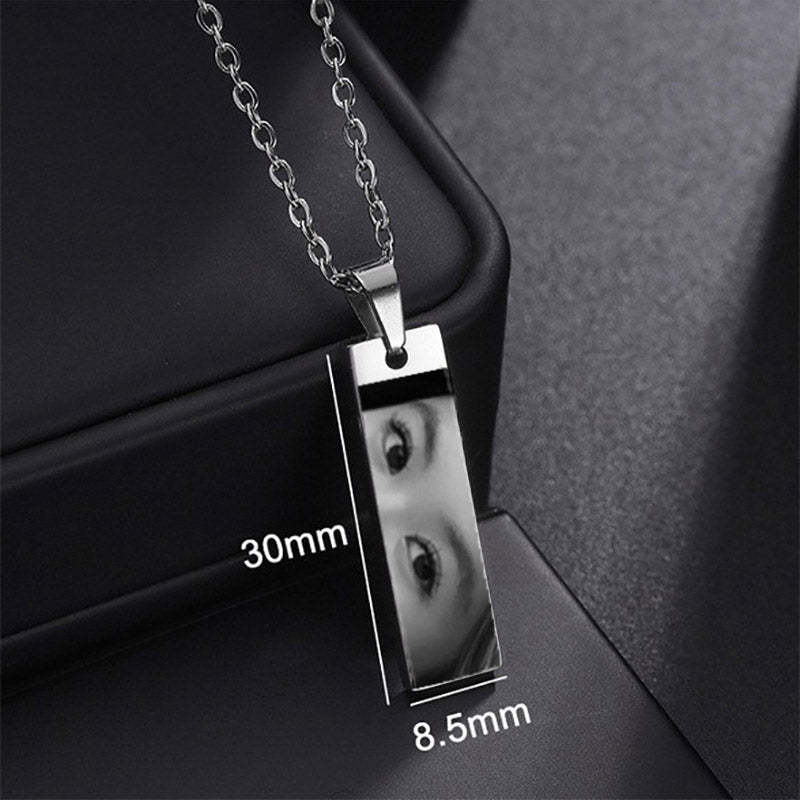 Personalised Eyes Photo Necklace