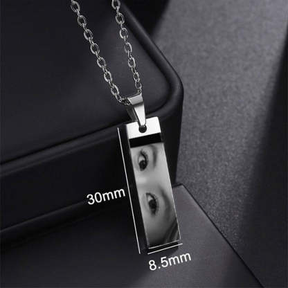 Personalised Eyes Photo Necklace