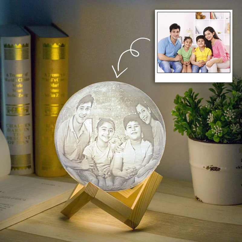 Personalized Photo Moon Lamp