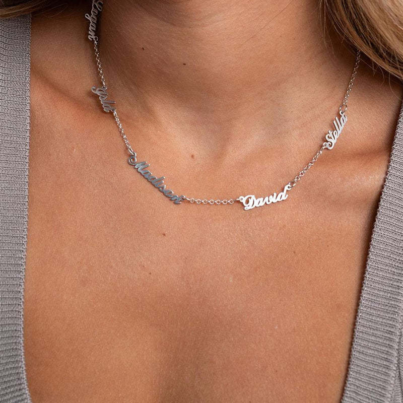 Stainless Steel Multi-Name Necklace