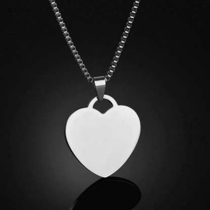 Custom Engraved Photo Pendant