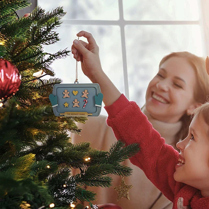 Personalized Gingerbread Man Family Ornament