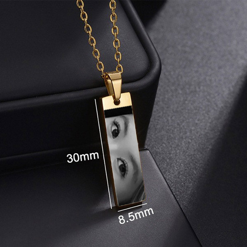 Personalised Eyes Photo Necklace