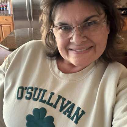 Personalized Name St Patrick's Day Four Leaf Clover Sweatshirt