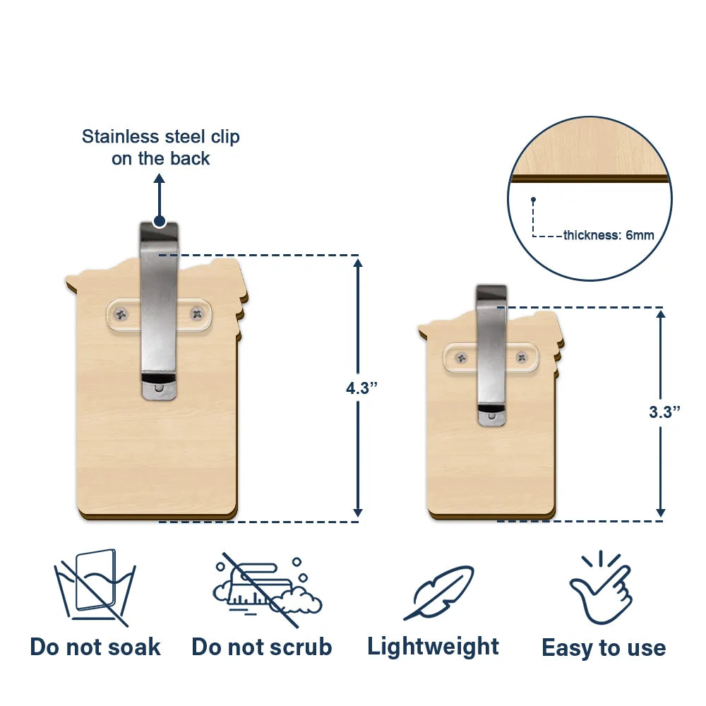 Custom Photo Drive Safe Daddy Papa Love From Kid And Pet - Personalized Custom Shaped Car Visor Clip