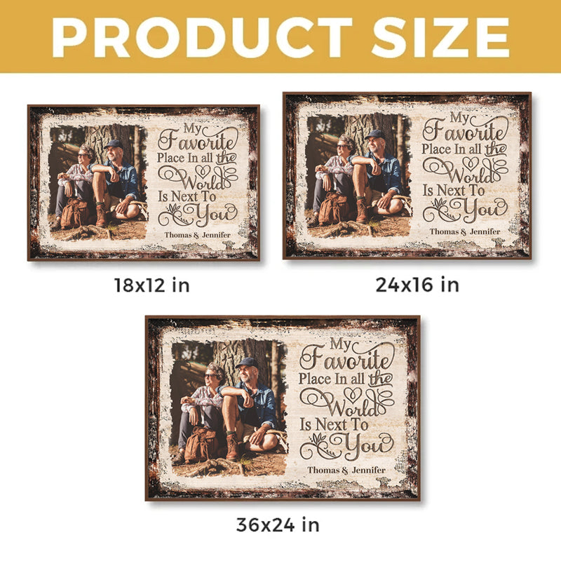 Couple Personalized Custom Canvas Poster