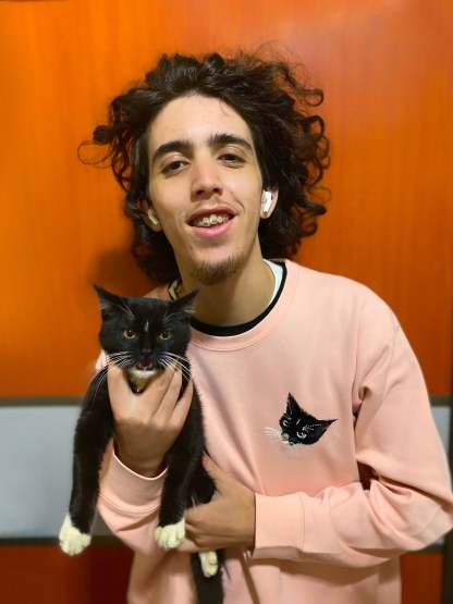 Personalized Pet Face and Name Embroidered Sweatshirt Hoodie