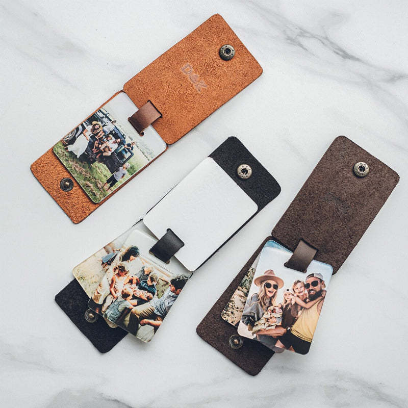 Personalized Photo Keychain - Man Accessory Leather Keychain