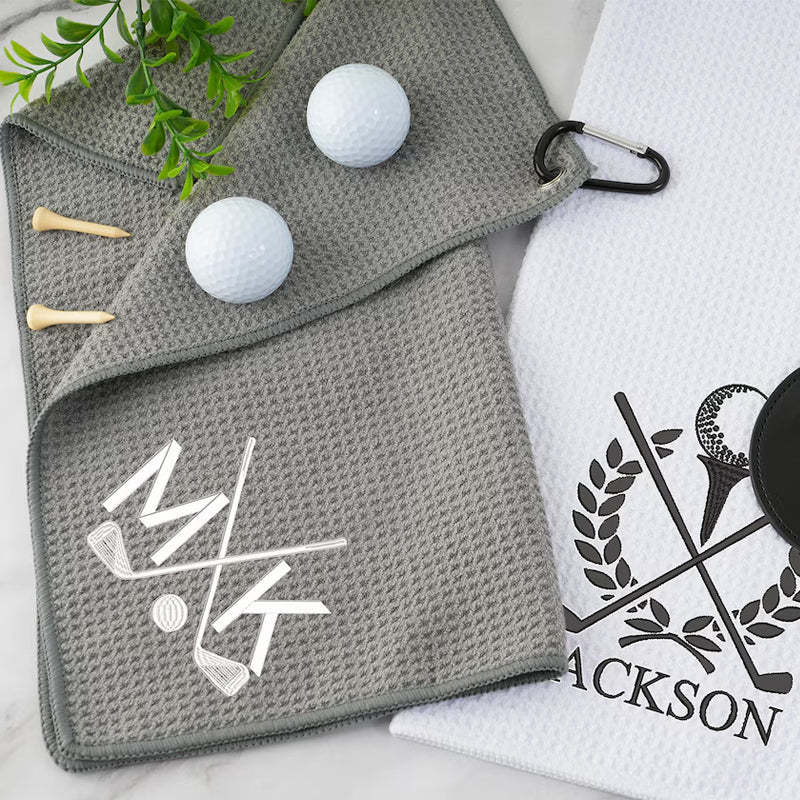 Custom Embroidered Golf Towel