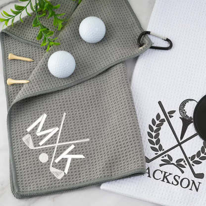 Custom Embroidered Golf Towel