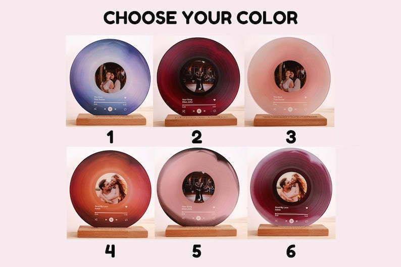 Personalized Vinyl Record With Photo