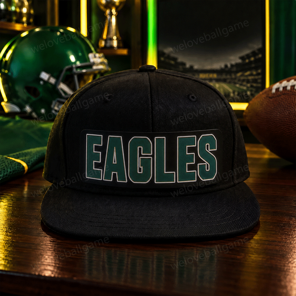 Custom Football Fan LED Light-Up Snapback Cap