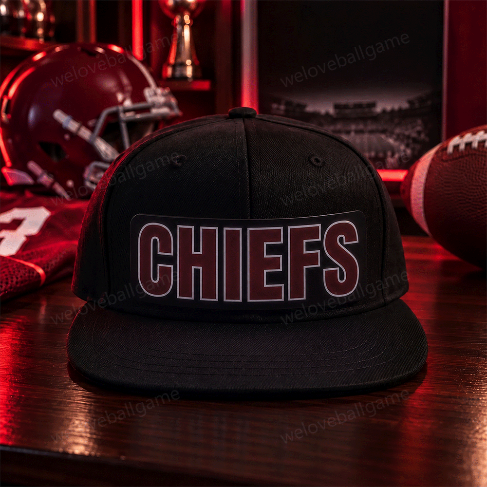 Custom Football Fan LED Light-Up Snapback Cap