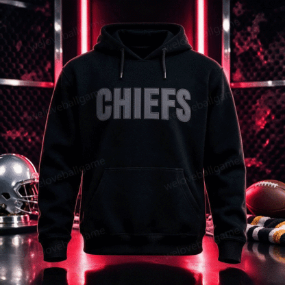 LED Light-Up Football Sweatshirt | Glow-In-The-Dark Game Day Fan Crewneck