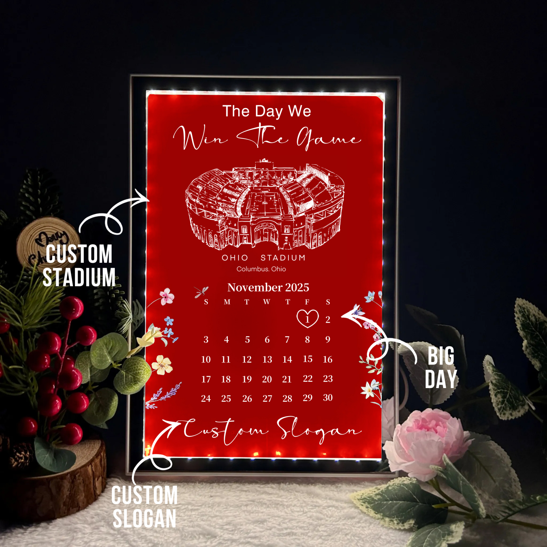 Custom Stadium - The Day We Win The Game Mirror Lightbox