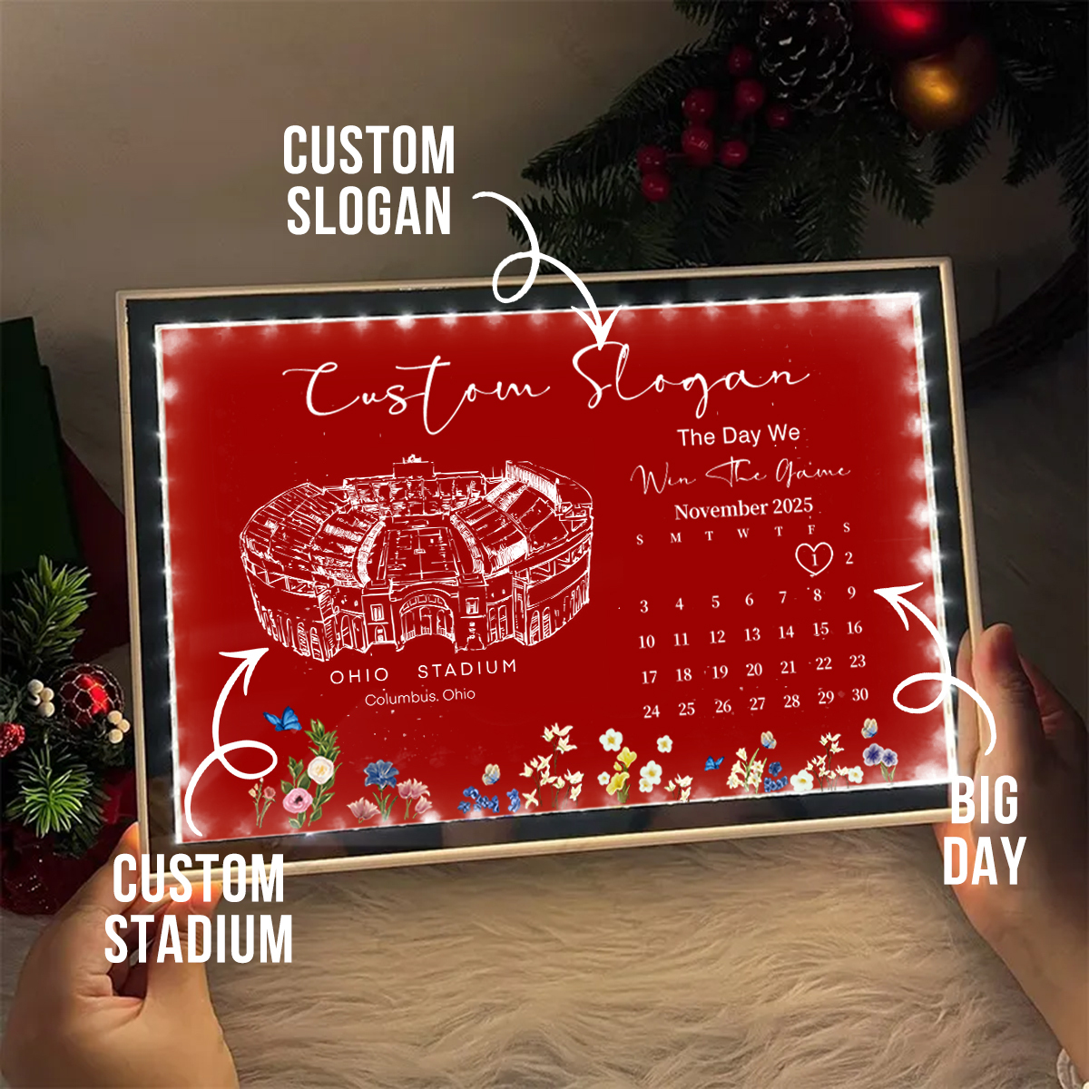 Custom Stadium - The Day We Win The Game Mirror Lightbox