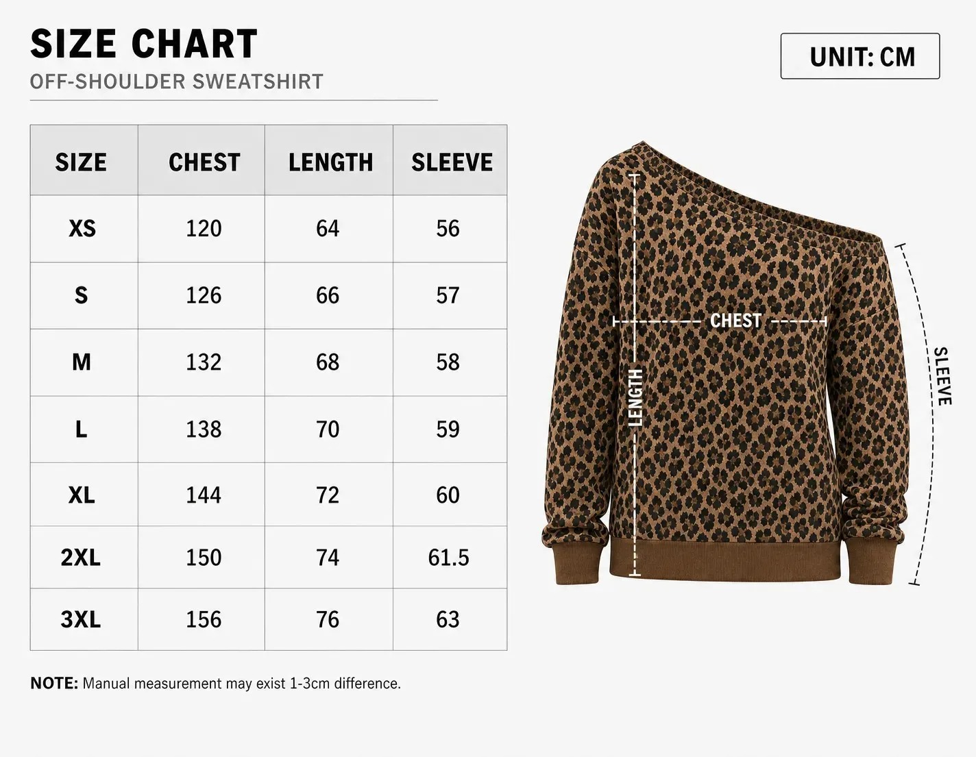 Custom Leopard Off-Shoulder Chenille Game Day Sweatshirt