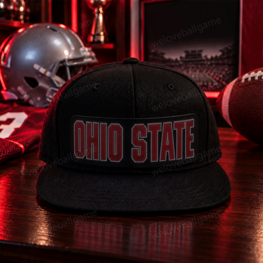 Custom Football Fan LED Light-Up Snapback Cap