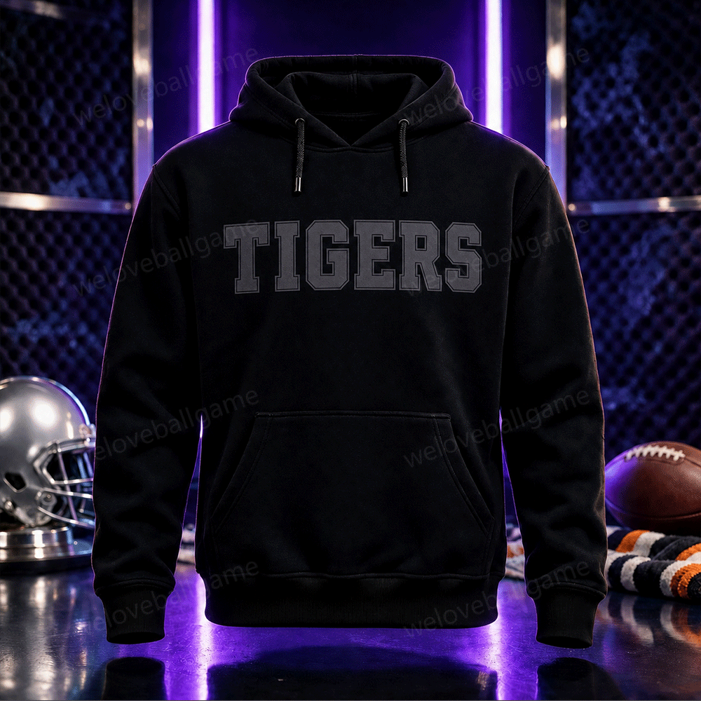 LED Light-Up Football Sweatshirt | Glow-In-The-Dark Game Day Fan Crewneck