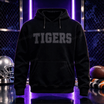 LED Light-Up Football Sweatshirt | Glow-In-The-Dark Game Day Fan Crewneck